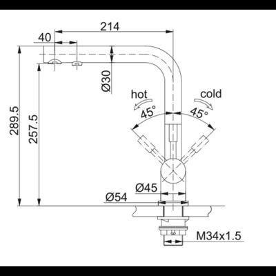 Смеситель Franke Atlas Clear Water
