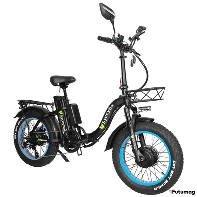 Электровелосипед Syccyba H2 DUAL синий