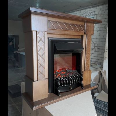 Электрокамин Оливия AO с очагом Fobos