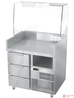 Станция для бургеров и хот-догов ATESY Бавария БХС - 900.700-02 плюс