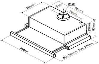 Вытяжка KORTING KHP 6617 RB