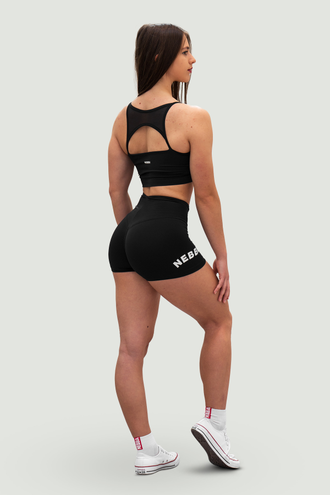 Шорты HIGH WAISTED SHORTS 5″ GYM HERO 582 Черные