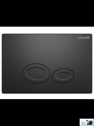 Кнопка смыва CREAVIT DROP Antrasit GP2002.04, графит матовая