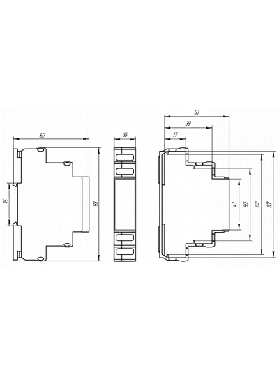 Реле контроля напряжения многофункциональное DVC 0624