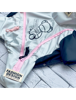 Limargy Дождевик для девочек с плюшевым подкладом "Bear"