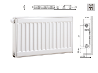 Радиатор prado universal 22х500х1200