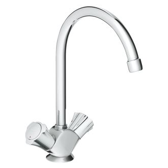 Смеситель для мойки, GROHE Costa L, двухрычажный, хром 31831001