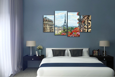 Модульная картина "Красочный Париж"