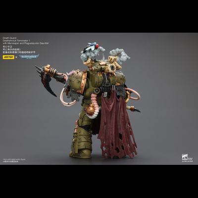 Терминатор Савана Смерти (Warhammer 40K) - КОЛЛЕКЦИОННАЯ ФИГУРКА 1/18 Death Guard Deathshroud Terminator 1 (JT02588) - JOYTOY
