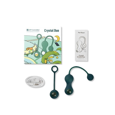 861162 Вибротренажер Кегеля Magic Motion Crystal Duo темно-зеленый