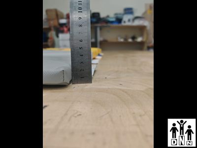 Модульный мягкий пол DNN 20х20х2 см тент серый