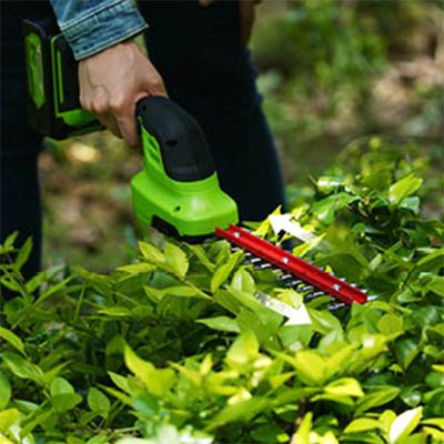 Садовые ножницы кусторез Greenworks G24SHT