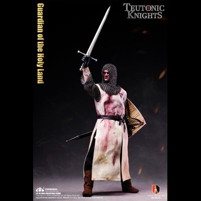 Тевтонский рыцарь (бронзовая версия) - КОЛЛЕКЦИОННАЯ ФИГУРКА 1/6 Series of Empires Teutonic Knights White Bronze Edition Holy Land Guard (SE135) - COOMODEL