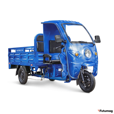 Грузовой электротрицикл Rutrike D4 NEXT КАБИНА 1800 60V1500W синий
