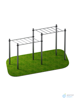 Рукоход двойной разноуровневый