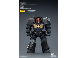 Терминатор Черных Храмовников (Warhammer 40K) - КОЛЛЕКЦИОННАЯ ФИГУРКА 1/18 Black Templars Terminator with Power Sword and Storm Bolter (JT03097) - JOYTOY