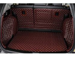 3D коврик из экокожи в багажник серии - ЛЮКС