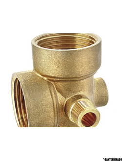 Штуцер 5-выводной 1"*1"*1"*1/4"*1/4" нар*вн*вн*нар*вн VRT для насосной станции