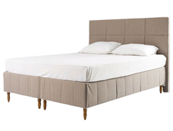 Кровать с мягким изголовьем ДАНИЯ №8 из массива сосны 140/160/180 х 190/200 см