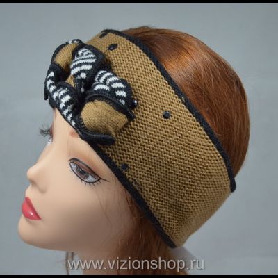 Повязка на голову с бантом Vizio Италия купить в интернет магазине повязок