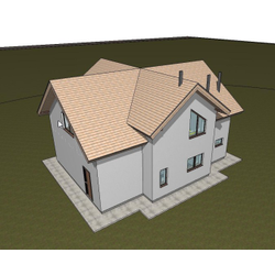 Двухэтажный дом с четырьмя спальнями 161м² (S57)