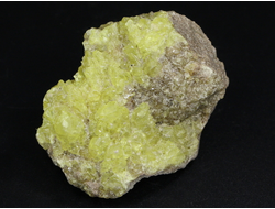 Сера, кристаллы на породе, Мексика (52*35*42 мм, 50 г) №26051