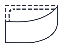 Экран для угловых ванн