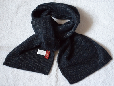 Синий шарф из альпака  Италия Vizio 6108 Space