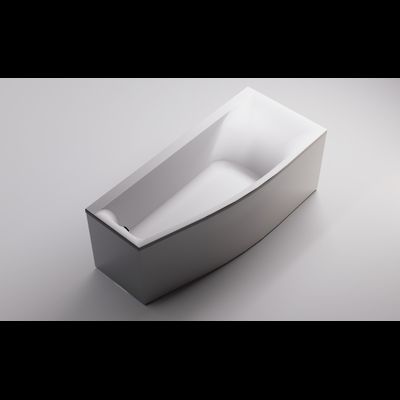 Astra-Form Ванна Скат Solid Surface правосторонняя 170/75 см белая матовая