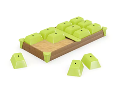 1271.6 Песочница с крышкой-стульчиками двойная