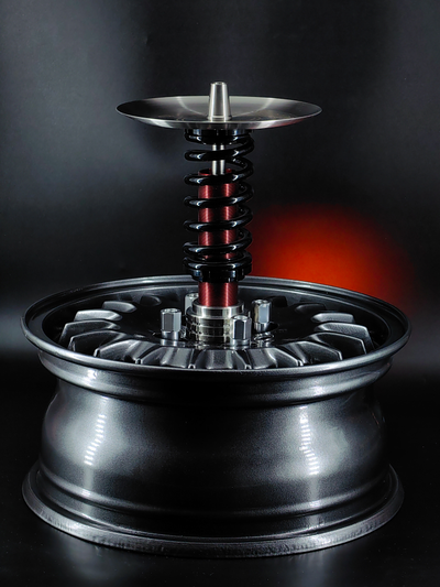 HOOKWHEELS BLACK CANDY RED