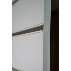 (ЭИАСО0800) Стенд со слотпанелью и тумбой островной "SPIRE"