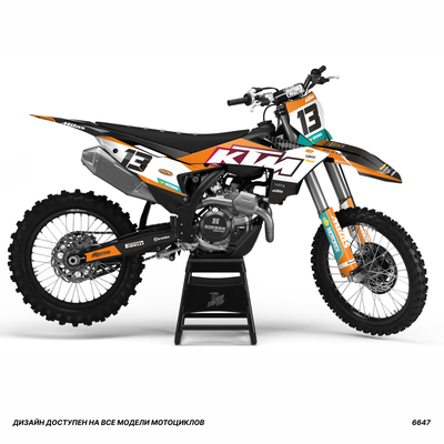 Наклейки на мотоцикл KTM 250 - 450 EXC 2024 SX SXF 2023-2024/2025 KTM EXC/GR8 2024 #6647