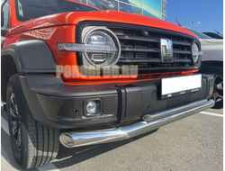 Защита переднего бампера двойная d76/42 для Tank 300 2023-