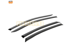 Дефлекторы окон AutoFlex, литьевой ПММА для Lada Largus 2012-