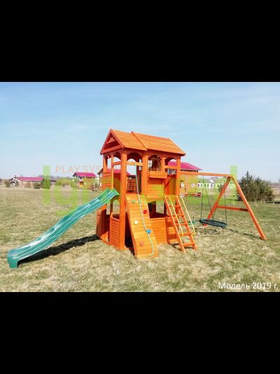 Детская площадка IgraGrad Клубный домик 2 с трубой
