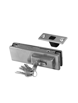 A150R Замок впольный угловой с круглым ригелем