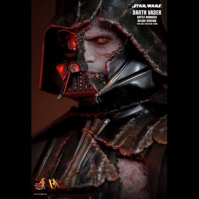 Дарт Вейдер в бою (Звездные Войны, Star Wars) - Коллекционная фигурка 1/6 Darth Vader Battle Damaged (Deluxe Version) (DX45) - Hot Toys