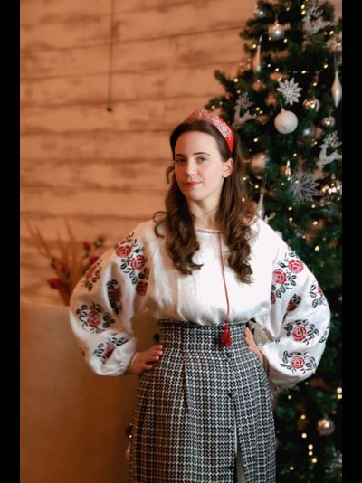 Юбка "Гусиная лапка"