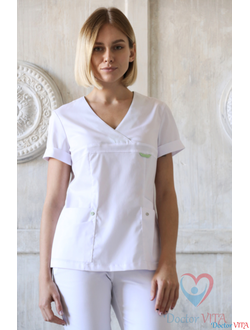 Блуза «Альфа», белый