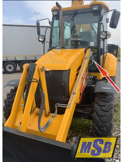 Стекло лобовое нижнее левое на Elaz BL880, Tarsus 880, Tarsus 880 plus