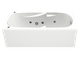 Акриловая гидромассажная ванна BAS Ибица 150х70
