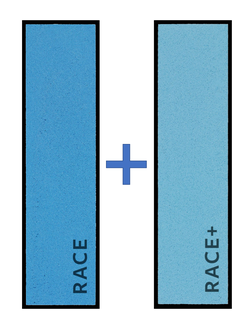 406-SET Набор эластичных напильников Race мелкозернистый+экстра мелкозернистый Elastic file RACE+ fine+extra fine, 100x25x4 mm