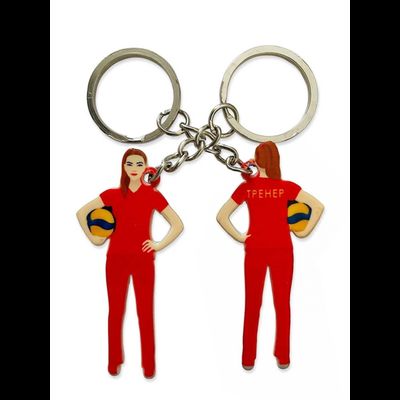 Брелок металлический ТРЕНЕР (жен)