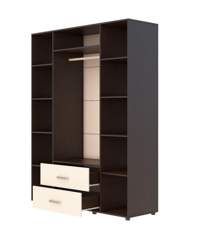 Шкаф Эва ШК-020 Белый (Стиль)