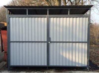 Мусорная площадка на 2 бака (арт. МП 02)