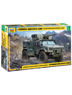 3648 Российский бронеавтомобиль Тайфун ВДВ 4*4 К-4386 с БМДУ