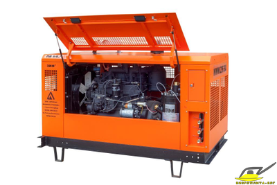 Станция компрессорная передвижная дизельная ЗИФ-ПВ-5/1,6 на раме