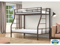 Двухъярусная кровать Раута Твист Коричневый