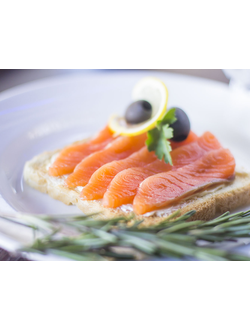 Бутерброд с семгой